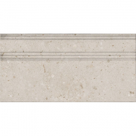 Плинтус Риккарди бежевый матовый обрезной 20х40