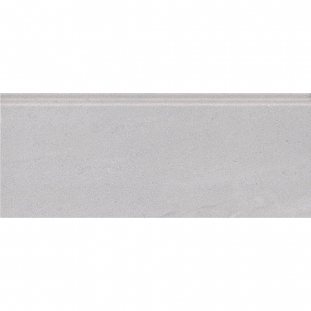 Плинтус Про Матрикс серый светлый матовый обрезной 30х12