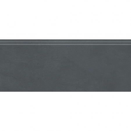 Плинтус Чементо антрацит матовый обрезной 30х12