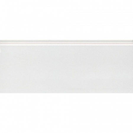 Плинтус Флориан белый матовый обрезной 30x12x1,3