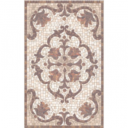 Декор Пантеон лаппатированный обрезной 25х40