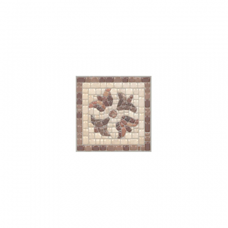 Вставка Пантеон лаппатированный обрезной 9,6х9,6