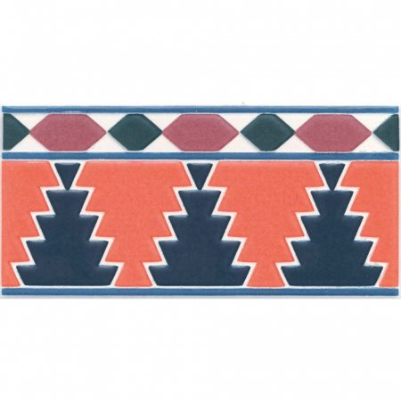 Декор Алькасар глянцевый 7,4х15