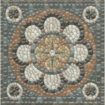 Декор Стемма глянцевый 20х20