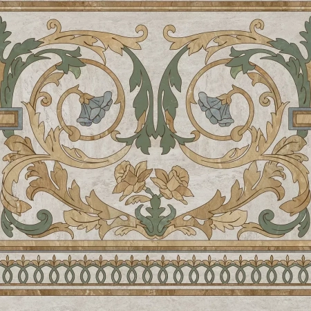 Декор Эвора продолжение угла глянцевый 60x60x0,9