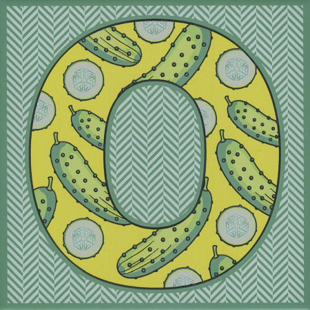 Декор Сад-огород ?Огурец? матовый 20х20