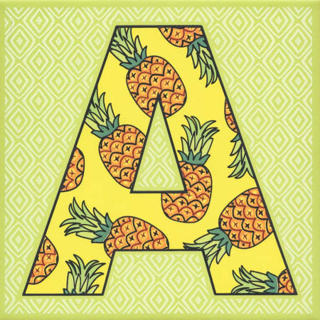 Декор Сад-огород ?Ананас? матовый 20х20