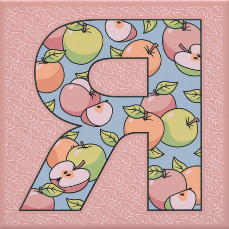 Декор Сад-огород Яблоко матовый 20х20