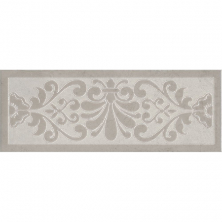 Декор Монсанту 2 серый светлый 15х40