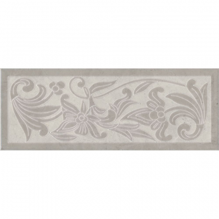 Декор Монсанту 4 серый светлый 15х40