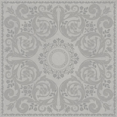 Декор Риальто 2 серый матовый обрезной 80x80x0,9