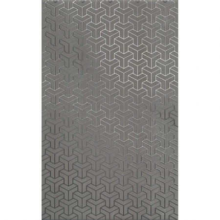 Декор Ломбардиа серый темный матовый 25х40