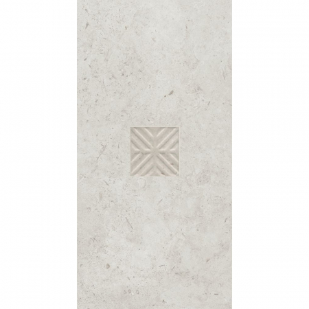 Декор Карму наборный серый светлый матовый 30х60