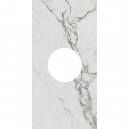 Декор Коррер наборный белый глянцевый 30x60x0,9