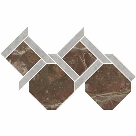 Декор Риальто 1 наборный лаппатированный 48x29,5x0,9