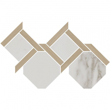 Декор Монте Тиберио наборный матовый 48x29,5x0,9