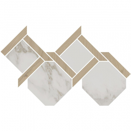 Декор Монте Тиберио наборный лаппатированный 48x29,5x0,9