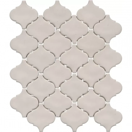 Арабески Марокко серый светлый матовый 26x30x0,7