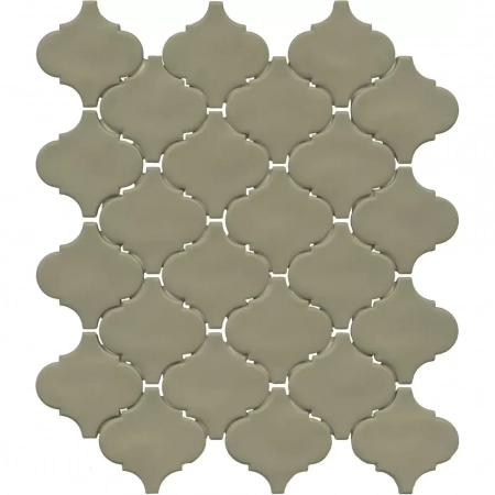 Арабески Марокко зелёный матовый 26x30x0,7