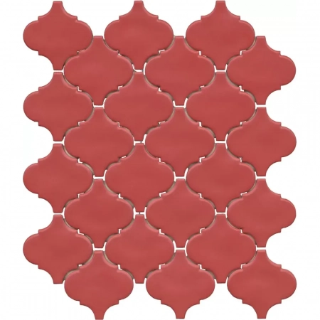 Арабески Марокко красный матовый 26x30x0,7