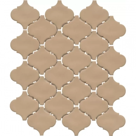 Арабески Марокко бежевый матовый 26x30x0,7
