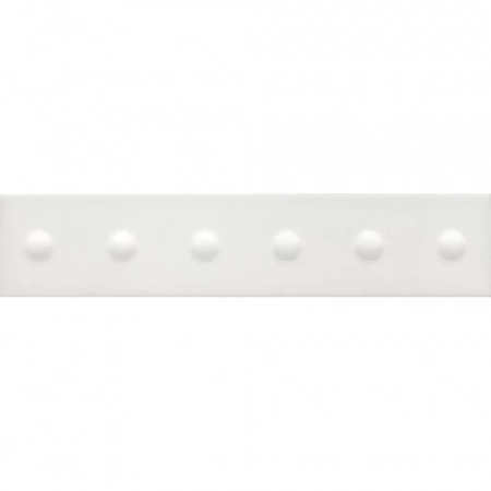 Медина 1 белый матовый структура 6x28,5x1