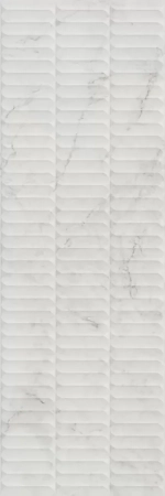 Тубкаль белый глянцевый структура обрезной 30x89,5x1,05