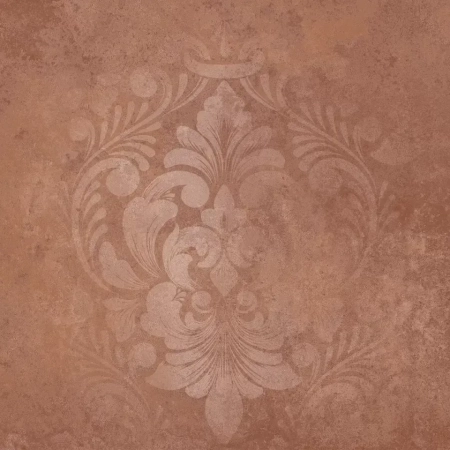 Хадду красный матовый декорированный 40,2x40,2x0,8