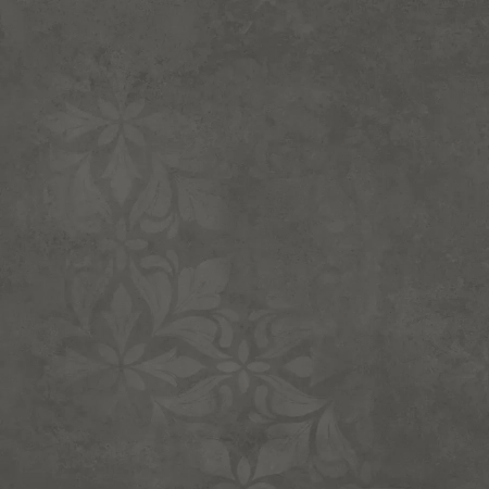 Хадду серый тёмный матовый декорированный 40,2x40,2x0,8