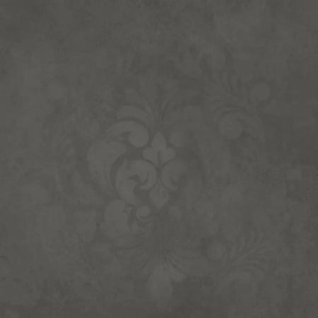 Хадду серый тёмный матовый декорированный 40,2x40,2x0,8