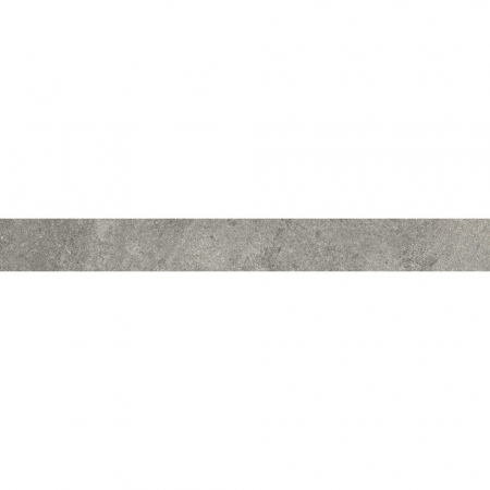 Плинтус Портленд серый матовый обрезной 80x9,5x0,9