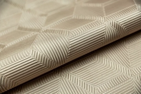 Обои виниловые Геометрия мотив, бежевый, золотой