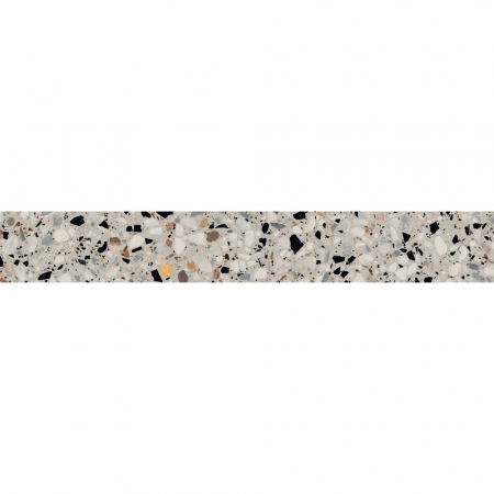 Плинтус Бричиола белый матовый обрезной 60x9,5x0,9