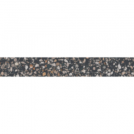 Плинтус Бричиола чёрный матовый обрезной 60x9,5x0,9