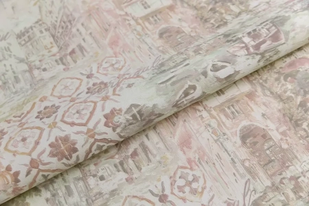 Обои виниловые Впечатление мотив, зеленый