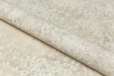 Обои виниловые на флизелиновой основе Апрель мотив 2, жёлтый серый