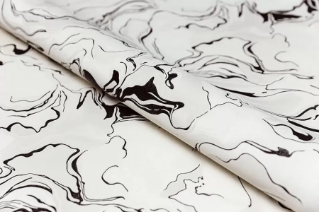 Обои виниловые на флизелиновой основе Галатея база универсальная, белый чёрный