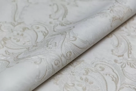 Обои виниловые на флизелиновой основе Ориент мотив, серый светлый