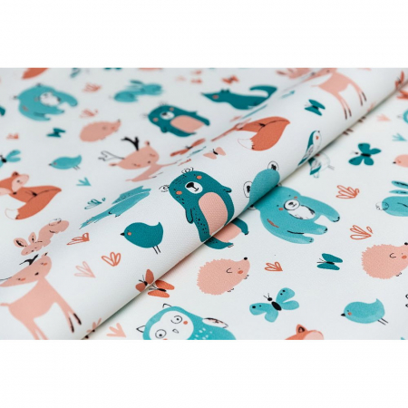 Обои виниловые Уик-энд мотив, оранжево-синий животные