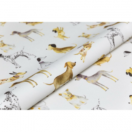 Обои виниловые Уик-энд мотив, серый собачки