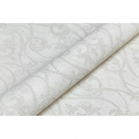 Обои виниловые Дамаск мотив, белый