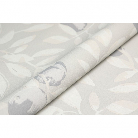 Обои виниловые Шафран мотив, серый, апельсины