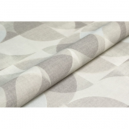 Обои виниловые Шафран мотив, серый, круги