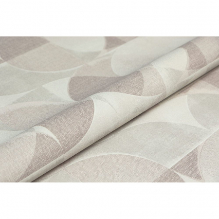 Обои виниловые Шафран мотив, бежевый, круги