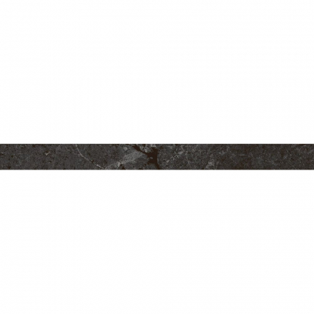 Бордюр Тубкаль чёрный глянцевый обрезной 30x2,5x1,9