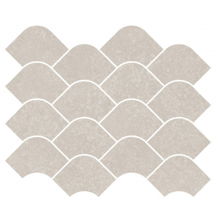 Декор Касабланка наборный серый светлый матовый обрезной 30x25x0,9