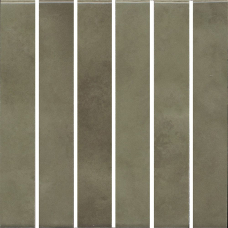 Декор Фес мозаичный зелёный глянцевый 15x15x0,77