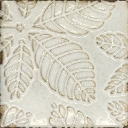 Декор Агдаль 1 бежевый светлый глянцевый структура 15x15x0,9