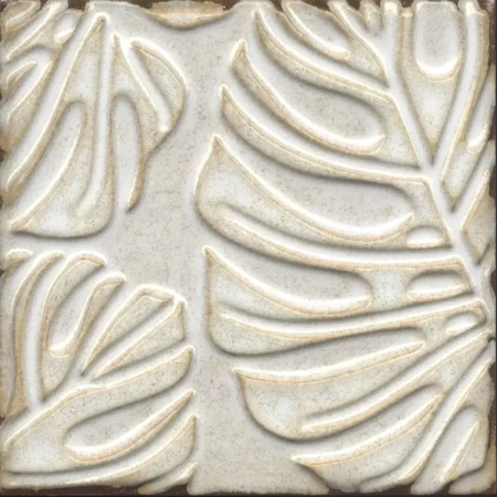 Декор Агдаль 2 бежевый светлый глянцевый структура 15x15x0,9