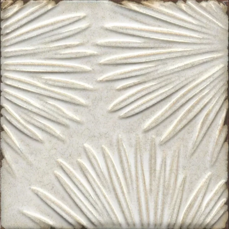 Декор Агдаль 4 бежевый светлый глянцевый структура 15x15x0,9